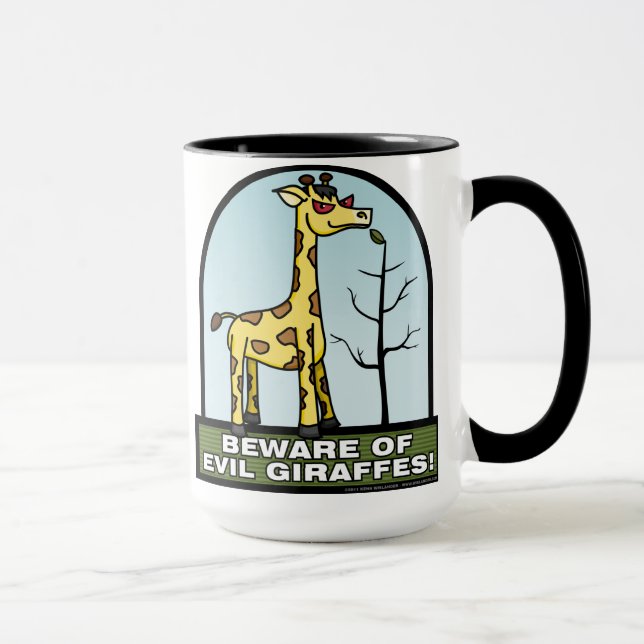 Passen Sie von der schlechten Giraffen-Tasse auf Tasse (Rechts)