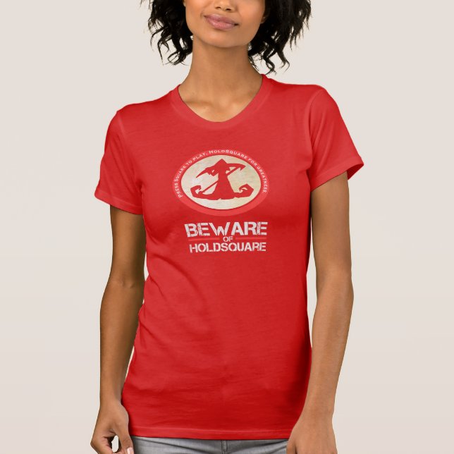 Passen Sie von HoldSquare auf T-Shirt (Vorderseite)