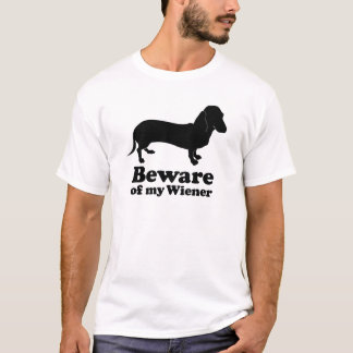 Passen Sie von meiner Dackel auf T-Shirt