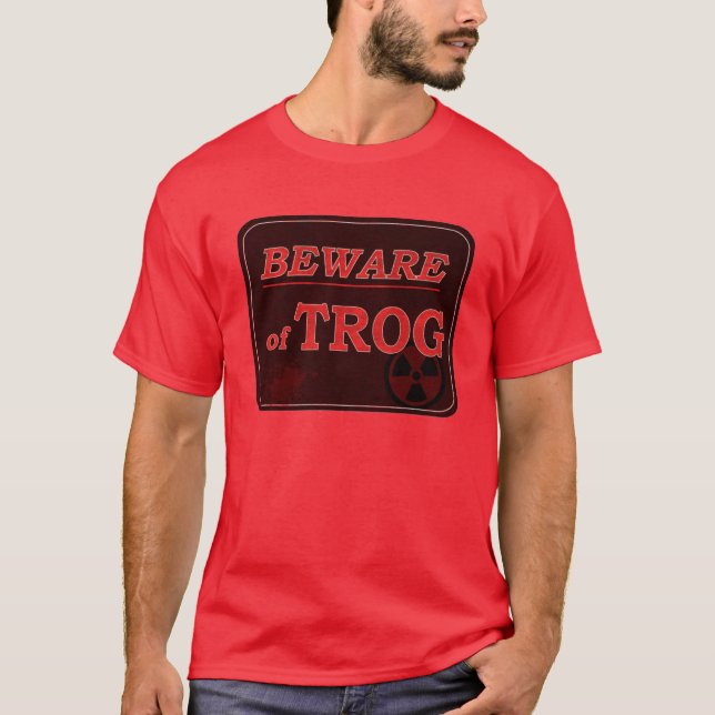 Passen Sie von Trog Zeichen auf T-Shirt (Vorderseite)