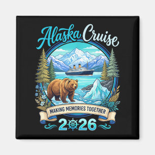 Passende Familie Freunde Und Gruppe Alaskan Alaska Magnet
