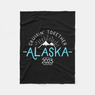 Passende Familienfreunde und Gruppe Alaska Kreuzfa Fleecedecke