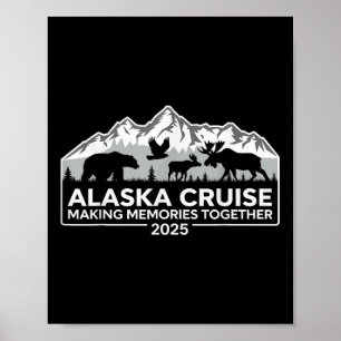 Passende Familienfreunde und Gruppen Alaska-Kreuzf Poster