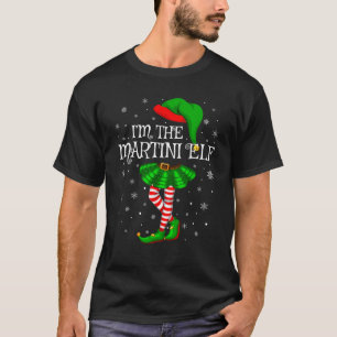 Passende Familiengruppe I m The Martini Elf Christ T-Shirt