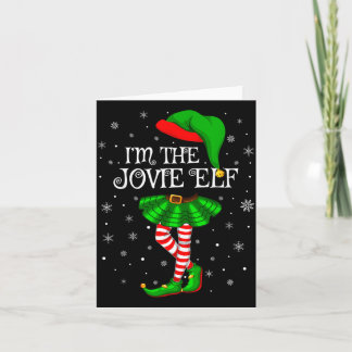 Passende Familiengruppe Ich bin der Jovie-Elf Weih Karte
