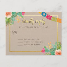 Passende Fiesta-Hochzeitseinladungen