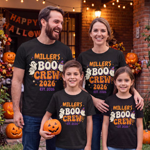 Passende Halloween-Familien-Shirts Boo Crew Geist T-Shirt