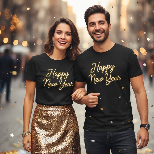  💑 Passende Happy New Year-Shirts für Paare  Tri-Blend Shirt (Von Creator hochgeladen)