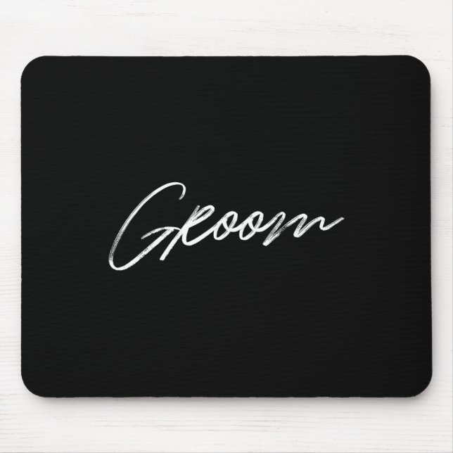 Passende Hochzeitsgesellschaft Braut Bräutigam Hoc Mousepad (Vorne)
