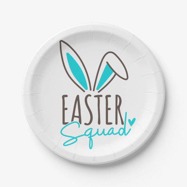 Passende Osterscheide Pappteller (Vorderseite)