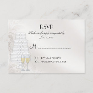 Passende RSVP-Karte für schwule Hochzeits-Einladun RSVP Karte