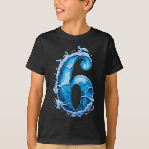 Passende Six Seven Flaming Ice Lustiges Meme 67 Pa T-Shirt
