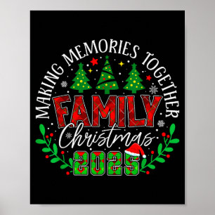 Passende Weihnachtsfamilie 2025 Erinnerungen Schaf Poster