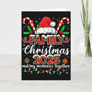 Passender Weihnachtsmann Xmas Familienweihnachten  Karte