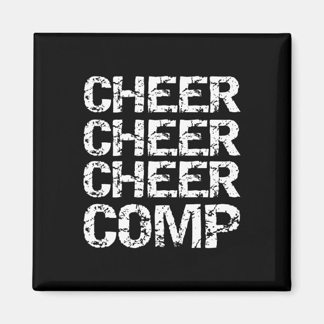 Passendes Cheerleader-Wettbewerbsgeschenk Cheer Ch Magnet (Vorne)