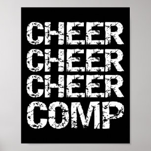 Passendes Cheerleader-Wettbewerbsgeschenk Cheer Ch Poster