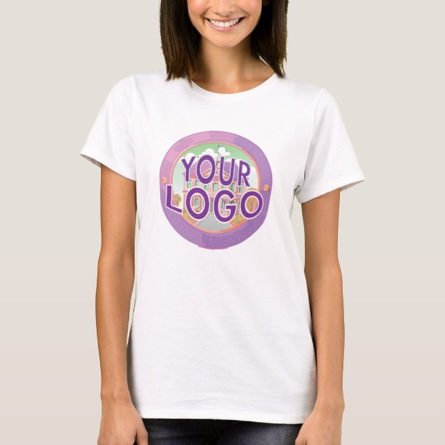 Passendes Firmenbüro-Arbeitsplatz-Logo T-Shirt (Vorderseite)