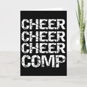 Passendes Geschenk für Cheerleader-Wettbewerb Chee Karte