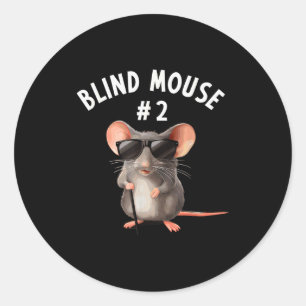 Passendes Gruppenoutfit #2 von 3 - Drei blinde Mäu Runder Aufkleber
