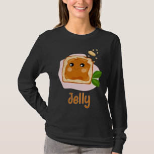 Passendes Halloween Erdnussbutter-und-Jelly-Kostüm T-Shirt