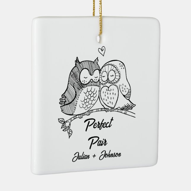 Passendes Paar Keramikornament (Rechts)
