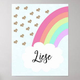 Passendes Regenbogen-Linksbogen-Poster für Schwest Poster