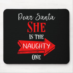 Passendes Weihnachtsoutfit für Paare Sie ist die U Mousepad