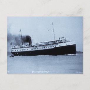 Passenger Steamer Minnesota - Louis Pesha Postkarte