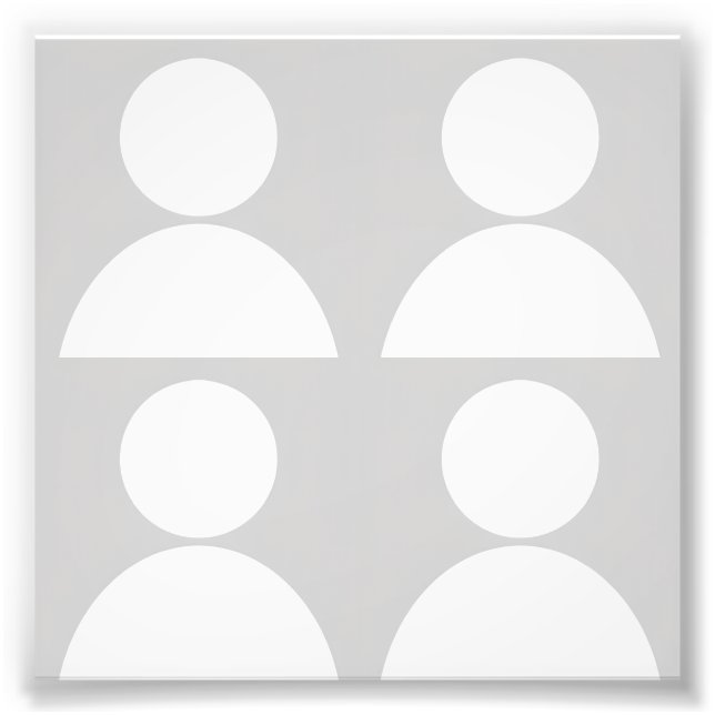 Passfoto Druck 2 x 2 Zoll Größe (Vorne)