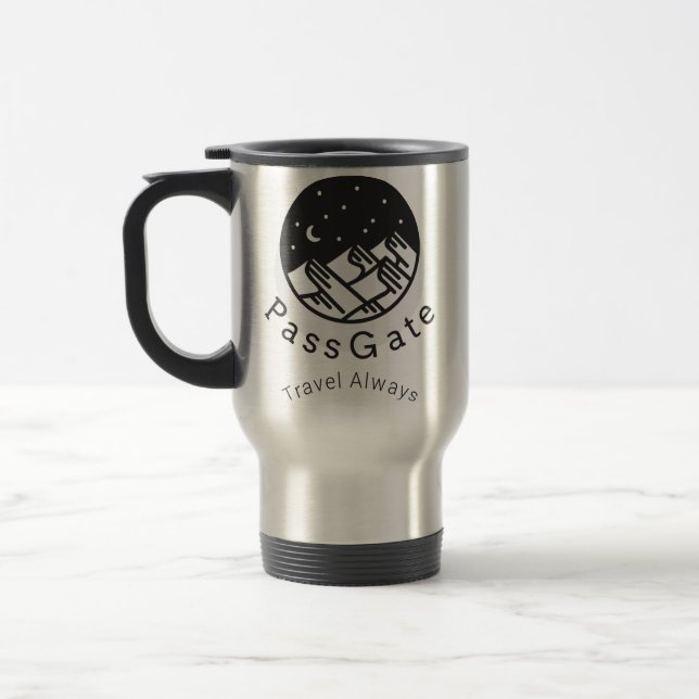 PassGate Steel Tasse - Reise immer (Links)