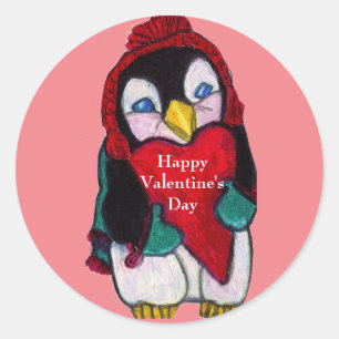 PASSIERE PENGUIN-Aufkleber Runder Aufkleber