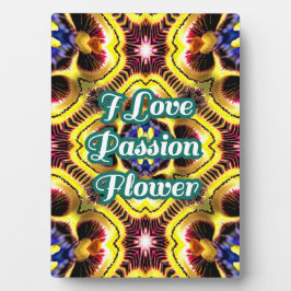 Passiflora Caerulea Pattern Fotoplatte