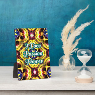 Passiflora Caerulea Pattern Fotoplatte