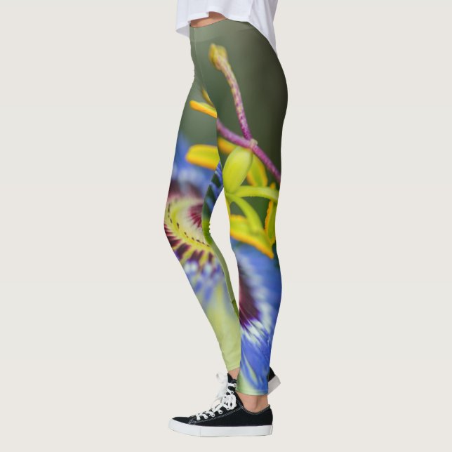 Passion Blume Leggings - Große Mode-Leggings (Links)