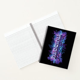 Passion Cyberpunk Typography – Vibrant Modern Word Notizbuch