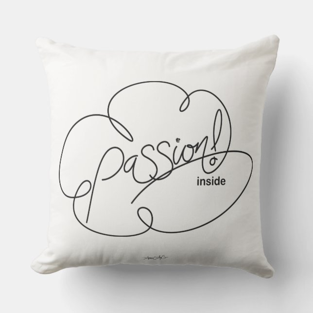 PASSION drinnen - Fette Cloud Kissen Für Draußen (Vorderseite)