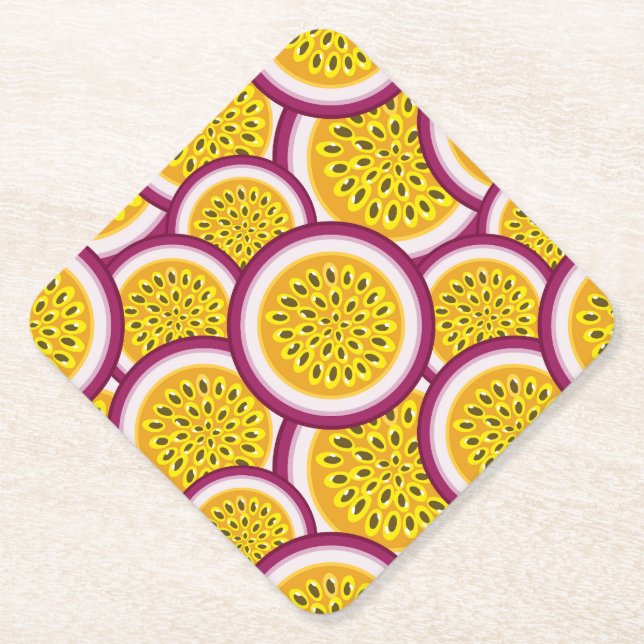 Passion fruit slices untersetzer (Vorderseite)