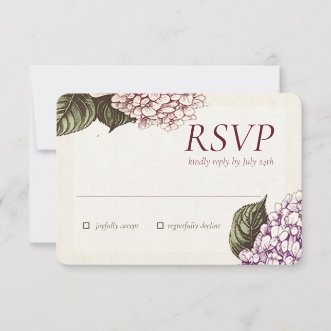 PASSION | Hochzeits-Antwortkarte RSVP Karte (Vorderseite)