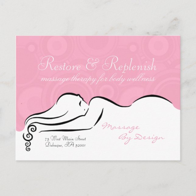 Passion Pink Darla Postcard Postkarte (Vorderseite)