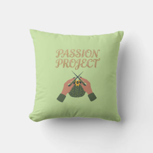 Passion-Projekt Handgestrickte Grafik-Kissen   Kun Kissen