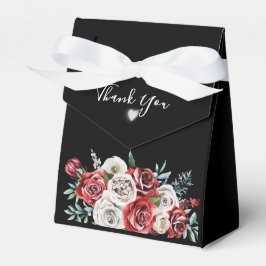 Passion rote Rosen Schwarze Gastgeschenk Hochzeit Geschenkschachtel