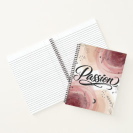 Passion Script | Elegant Minimalist Typography Notizbuch