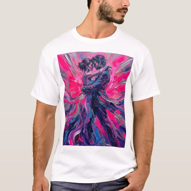 Passionate Embrace – Dance of Devotion T-Shirt (Vorderseite)