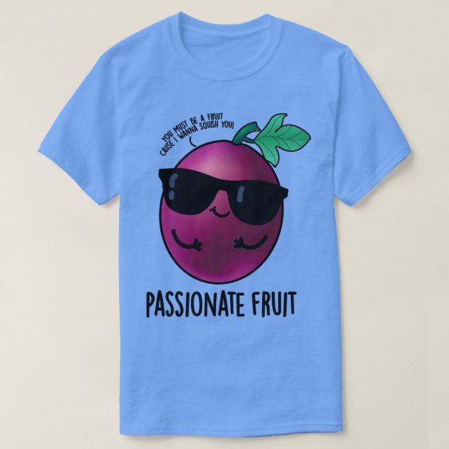 Passionate Fruit Niedlich Passion Fruit Puff 1 T-Shirt (Design vorne)