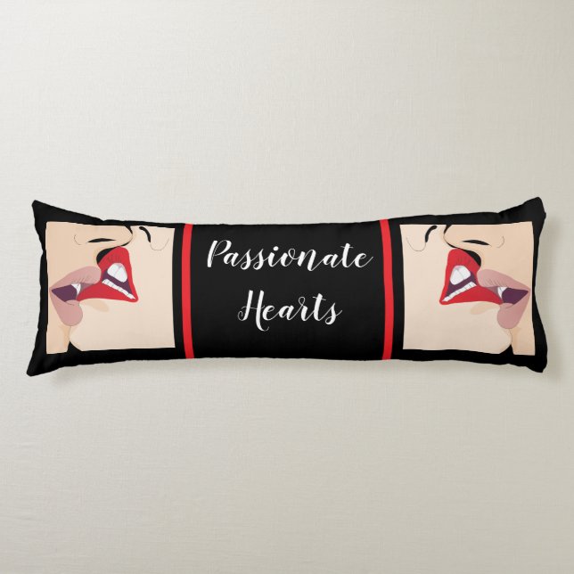 Passionate Hearts Seitenschläferkissen (Vorderseite)