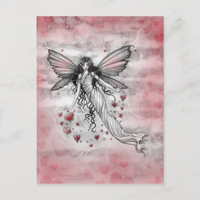 Passionate Sky Valentine Postcard Feiertagspostkarte (Vorderseite)