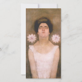 Passionblume Frau (von Piet Mondrian) Karte