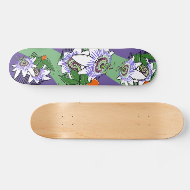 Passionflower Skateboard Deck (Horizontal)