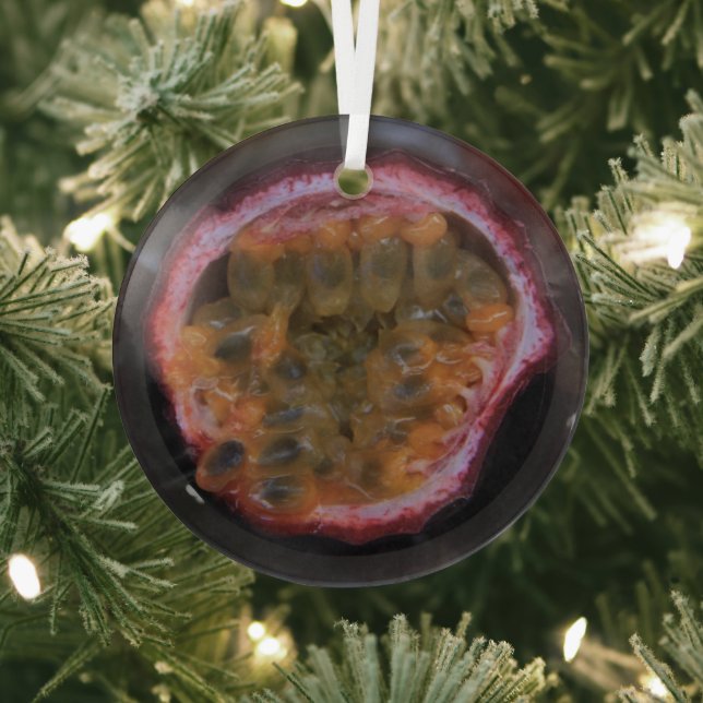 Passionfrucht auf einem provenzalischen Markt Ornament Aus Glas (InSitu)