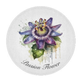 Passionierte Lila Passion-Blume Schneidebrett
